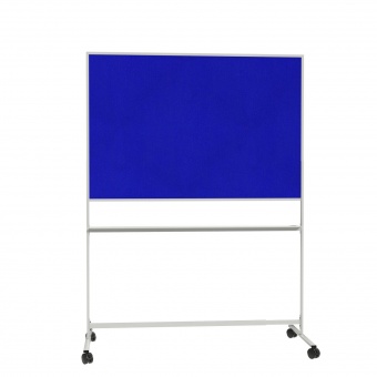 Fahrbare Tafel, Stoffoberfläche, 100x150x67 cm HxBxT Fahrbare Tafel, Stoffoberfläche, 100x150x67 cm HxBxT